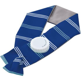 【在庫有】アルファックス 巻ける氷のう ネイビー AP-710707　暑さ 熱中症 対策 首元 冷やす 屋外作業 スポーツ アウトドア【日付指定・代引き不可】