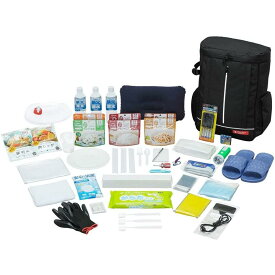 【在庫有・即納】【送料込】 防災セット 食品付き 1人用 40点 NBS1-40 防災士監修 簡易トイレ ウォータータンク 避難リュック 防災 非常用持ち出し袋