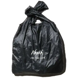 【在庫有】NANGA(ナンガ) ポケッタブル エコバッグ (LIVE THE LIFE) BLK NA2441-3A102008000　超軽量 コンパクト バッグ【日時指定・代引き不可】
