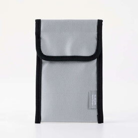 【在庫有】エレコム 難燃ガジェットポーチM BMA-MBP01MGY　対応サイズ W80×D14×H160mm 難燃生地の2層構造【日時指定・代引き不可】