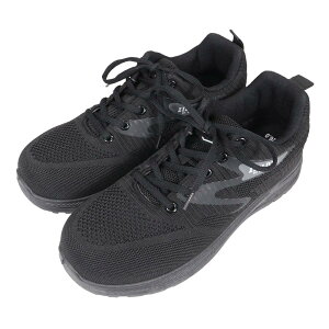 コーコス信岡 安全靴 インジェクションソールセーフティー ブラック 黒 24.5cm HZ-380 作業用スニーカー 作業靴 靴 CO-COS