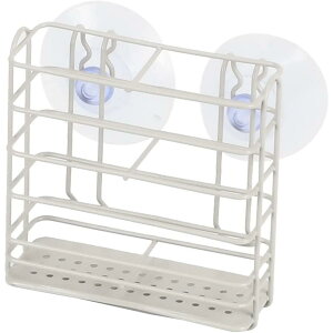 リバティーコーポレーション 水切り ポケット 吸着板付 ワイヤー キッチン シンクまわり 水周り ワームグレー LD-265 くっつく