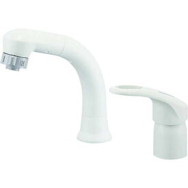 【在庫有・即納】SANEI 洗髪用 シングルスプレー混合栓 一般地用　ホース引き出し式 K37610EJV-13　洗髪用 洗面所用