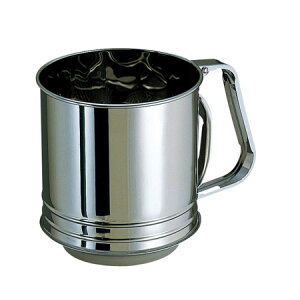 貝印 DL6418 サビにくくお手入れしやすいステンレス製の粉ふるい二重網(大)