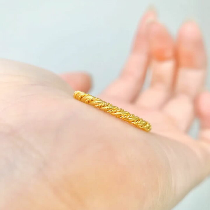 楽天市場】【クーポン配布中】24K 純金 リング 指輪 レディース 女性 