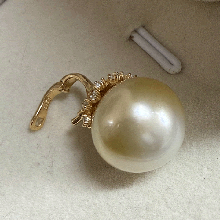 楽天市場】南洋白蝶真珠 パールペンダントトップ 真珠ペンダントトップ
