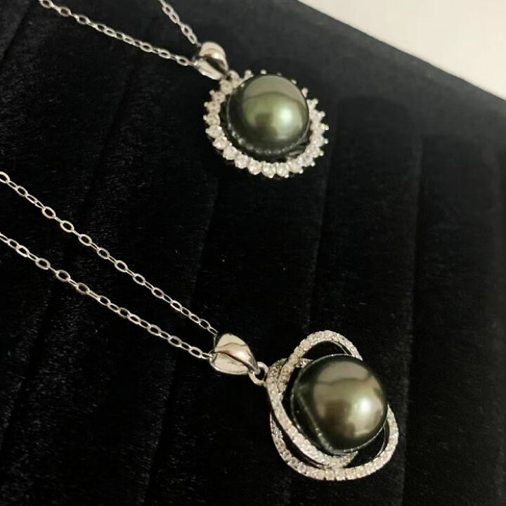 【期間限定クーポン】タヒチ黒蝶真珠 太陽花 ネックレスパールペンダント シルバー 天然真珠 s925 おしゃれ 選べる 2タイプ 結婚式 入学式 卒業式 フォーマル 冠婚葬祭 送料無料 | ファン ショップ