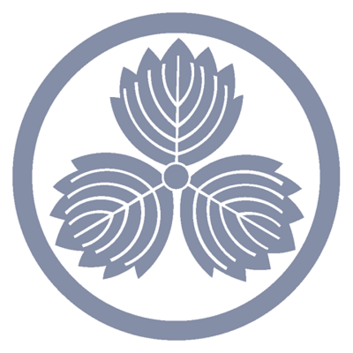 楽天市場】家紋ステッカー 072 中輪に鬼三つ柏 13cmサイズ