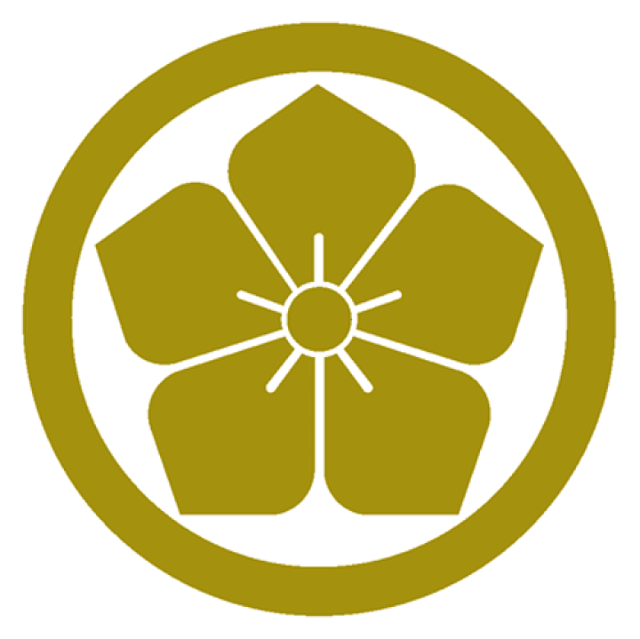 楽天市場】家紋ステッカー 101 丸に桔梗 20cmサイズ : ファンタジー