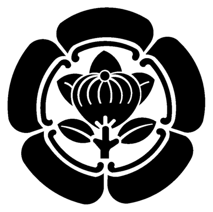 楽天市場】家紋ステッカー 113 五瓜に橘 13cmサイズ : ファンタジー