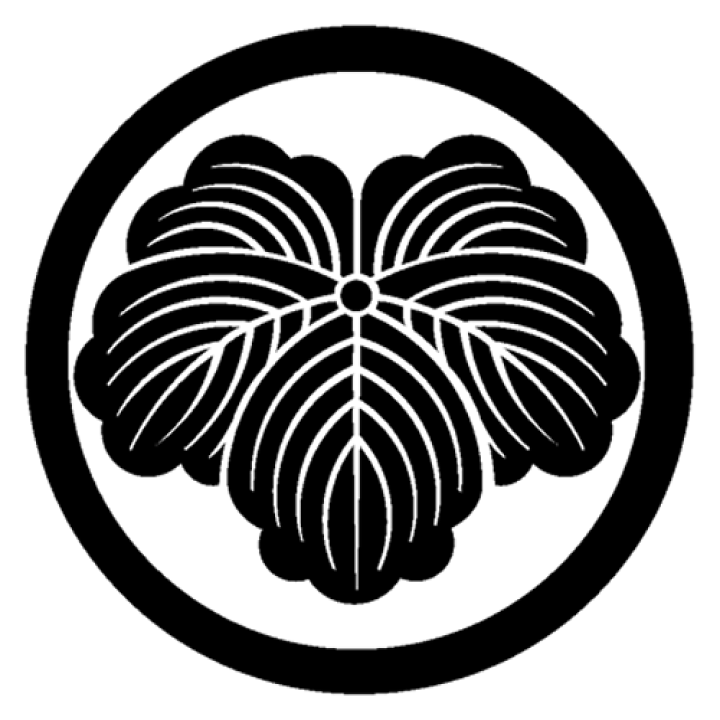 楽天市場】家紋ステッカー 187 丸に蔦 20cmサイズ : ファンタジー