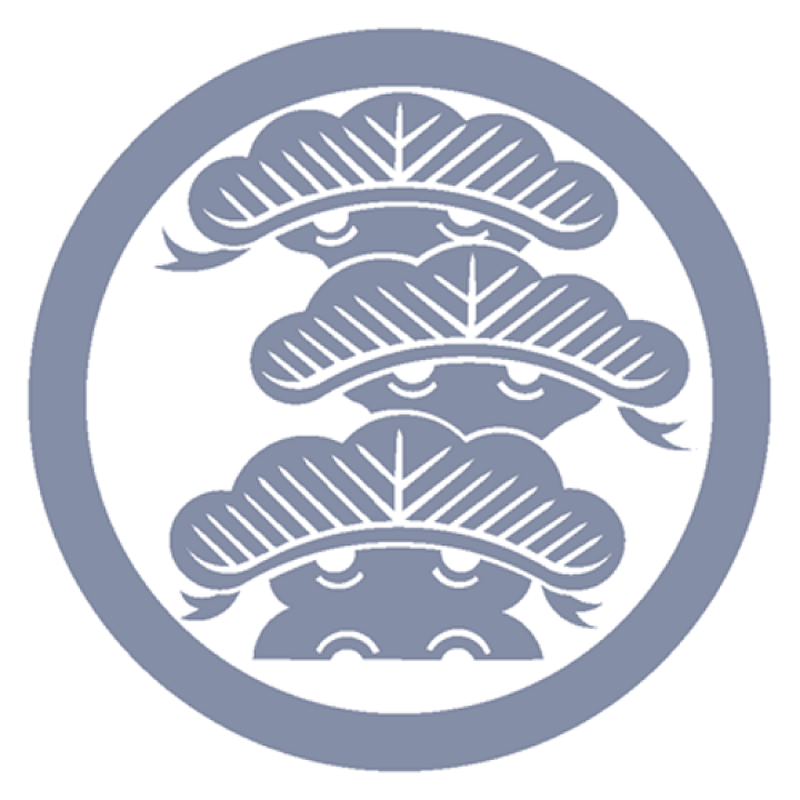 楽天市場】家紋 ステッカー「丸に荒枝付き右三階松」 13cmサイズ