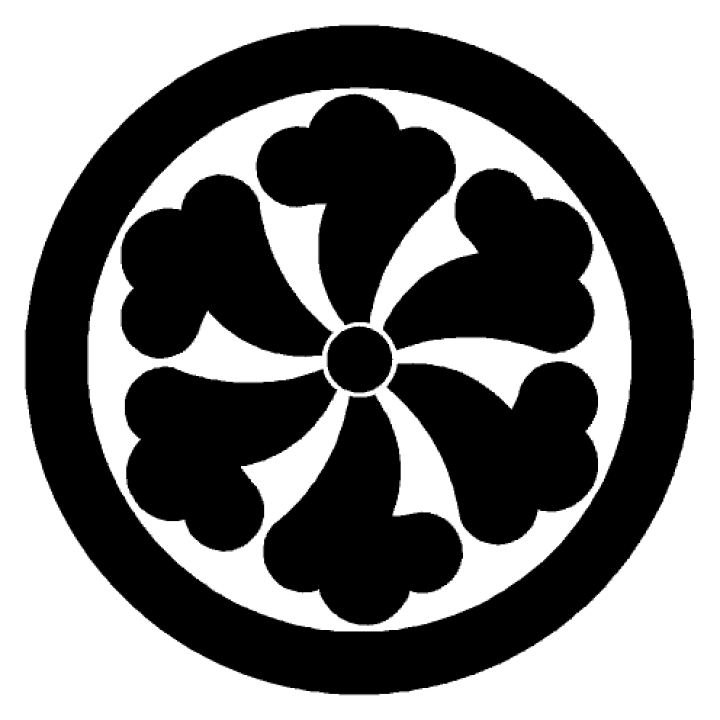 [184枚]家紋ステッカー 家紋 蒔絵シール 家紋ステッカー 「 丸に立沢瀉 」 金 30mm : TOYO