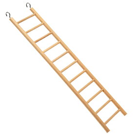 中型用 木製 11段式 ハシゴ はしご PA 4006 おもちゃ バードトイ 止まり木 階段 簡単取り付け 吊り下げ式 イタリアferplast社製
