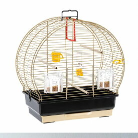 イタリアferplast社製 鳥かご ルナ 2 ゴールド Luna 2 鳥籠 ゲージ フルセット カナリア セキセイインコ 小型鳥用