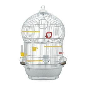 鳥かご バリ ホワイト Bali Gold 鳥籠 ケージ フルセット カナリア セキセイインコ 小型鳥用 イタリアferplast社製