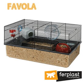 ハムスター マウス ケージ ファボラ ブラック FAVOLA BLACK ハウス ネズミ フルセット 小動物用 ペット用品 イタリアferplast社製