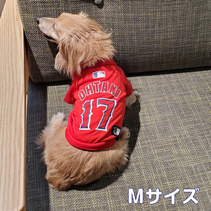 楽天市場 大谷翔平選手モデル ｔシャツ ｍサイズ Los Angeles Angels ロサンゼルス エンゼルス ユニフォーム 野球 犬 中型犬 レビューを書いてプレゼント Fantasy World
