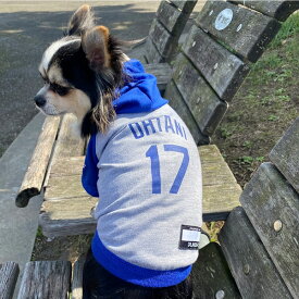 MLB公式 ロサンゼルス ドジャース 大谷翔平選手モデル ユニフォーム 野球 パーカー Los Angeles Dodgers ペット