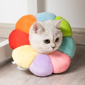 エリザベスカラー 猫 犬 ふわふわ エリザベス カラー 猫首輪 ソフト ペット用回復襟 軽量 ペット 調整可能 舐め防止 ペット保護襟 保護首輪 猫用カラー 小型犬 傷口保護 引っ掻き防止 可愛い オールシーズン 推奨体重1-7kg