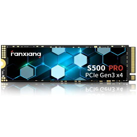 fanxiang SSD 256GB 512GB 1TB 2TB NVMe PCIe Gen3.0x4 3200MB/s TLC 3D NAND M.2 2280 内蔵SSD 32Gb/s ノートパソコン/デスクトップに対応 200TBW 3年保証 S500 Pro