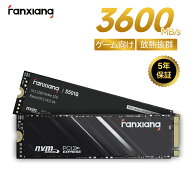fanxiang SSD 512GB 1TB 2TB 4TBPCIe Gen3.0×4 M.2 Type2280 NVMe 1.4 内蔵 最大読込3,600MB/s 32Gbps 3…