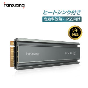 fanxiang S660 500GB 1TB 2TB 4TB M.2 SSD �ő�5000MB/s PCIe Gen4.0x4 64Gb/s NVMe SSD 4TB PS5����m�F�� ����SSD �q�[�g�V���N�t�� �m�[�g�p�\�R��/�f�X�N�g�b�v/PS5�ɑΉ� 2800TBW 5�N�ۏ�