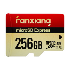 Fanxaing microSD Express カード 256GB/512GB/1TB 【 Nintendo Switch2対応 】最大読込900MB/s 最大書込750MB/s UHS-I U3 V30 A1 4K動画 ドローン対応 防水 耐衝撃 5年間メーカー保証