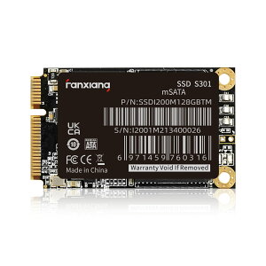 Fanxiang S301 mSATA SSD 256GB/512GB�y�ƊE�V�o��z�ő�Ǎ� 550MB/s Mini SATA III 6Gb/s �����^SSD 3D NAND ���� PC�E�m�[�g PC �Ή� HDD����/������/�G���[����/�f�[�^�ی�@�\/�����d��/�ϏՌ�/�ϐU��/��������