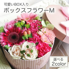 フラワーボックス フラワーケーキ 花束 そのまま飾れる ボックスフラワー 生花 箱 花 お花 母の日 ギフト 退職祝い 結婚祝い 誕生日祝い 記念日 結婚 お礼 お供え 出産 プレゼント 定年 結婚記念日 妻 カーネーション Mサイズ