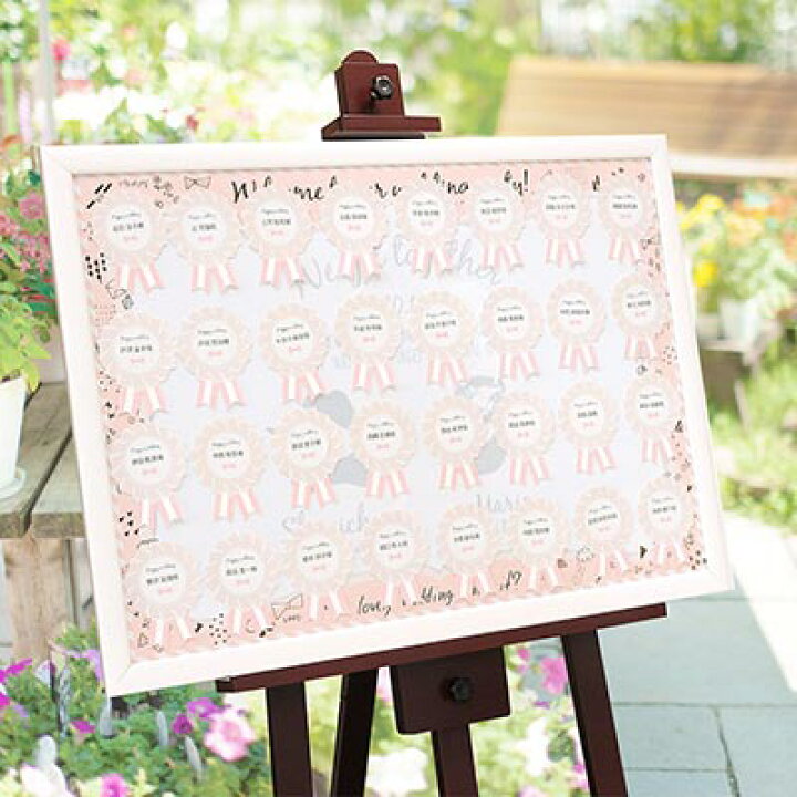 楽天市場 エスコートカード ボードセット スウィート 結婚式 結婚式ウェディングギフトファルベ