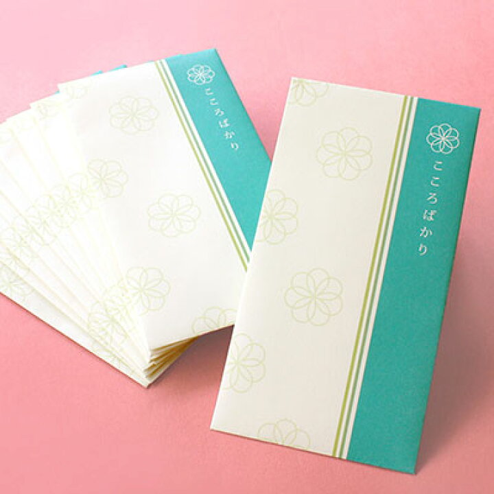 楽天市場 お車代封筒 こころばかり 10枚入 お車料封筒 お心付封筒 多目的封筒 結婚式 結婚式ウェディングギフトファルベ