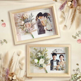 結婚式 フラワー 子育て感謝状 両親 プレゼント 名入れ無料 メッセージ 写真入り お花ブーケ 両親贈呈品 記念品 家族婚 少人数婚 なし婚 両親贈呈品 入籍 ニュアンスカラー ブライダル ギフト メモリアル／ナチュラル子育て感謝状「ダスティブーケ」