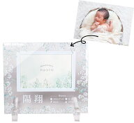 フレーム写真セットオプション（商品1個分）／「命名書ガラスフォトフレームプレート」用