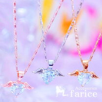 楽天市場】ハート 羽 ネックレス（ネックレス・ペンダント｜レディース 