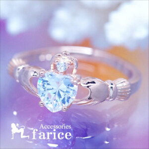 ハートシェイプカット クリアジルコニア CZ クラウン&2ハンズ(王冠を支える手)デザイン シルバー925 ピンクゴールド仕上げ キュービックジルコニア キング 冠 ハート レディース ジュエリー