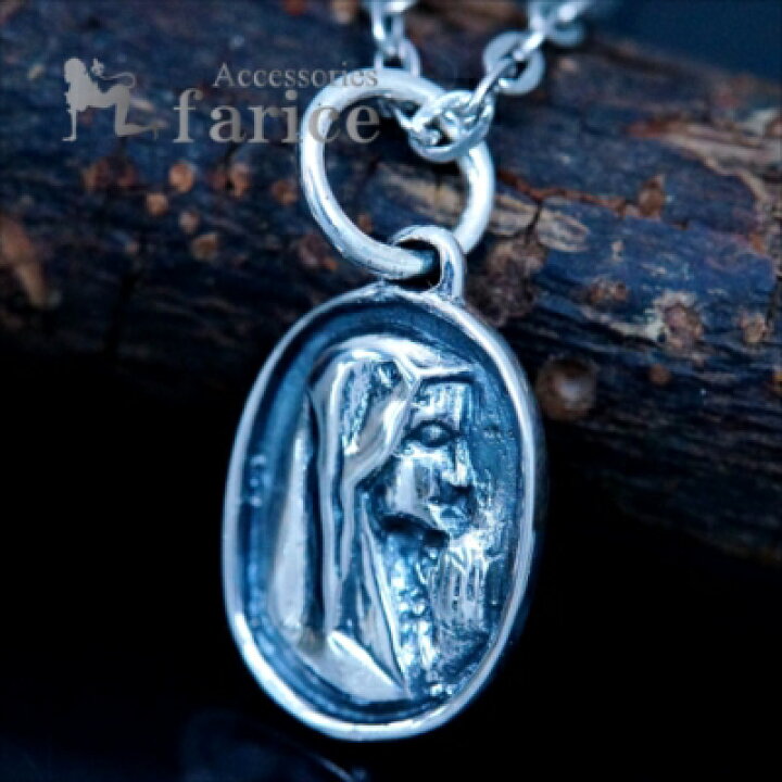 楽天市場】シルバーアクセサリー ペンダント ネックレス マリア様 