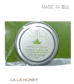 ララハニーLALA　HONEYトウキ葉シリーズ　トウキ葉ハンドクリーム　12g