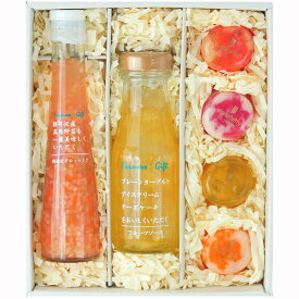 旨い夏 ひんやりグルメ 送料無料 涼ギフト 『サマーギフト【彩】』水菓子 果物ゼリー フルーツソース ドレッシング 贈り物 詰め合わせ 手土産 STAYHOME おうち時間 デザート 御礼 御祝 お返し プレゼント ご挨拶 フルーツ スイーツ【軽井沢ファーマーズギフト】