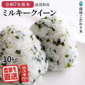 2025年産新米｜ ミルキークイーン 【 白米 】 近江米 農家直送 米 2kg 3kg 5kg 10kg 30kg 60kg 特別栽培米 令和7年 滋賀県産 お米 低アミロース米