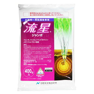 水稲用一発処理除草剤 流星ジャンボ 400g 投げ込み用
