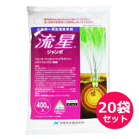 水稲用一発処理除草剤　流星ジャンボ　400g×20袋セット　投げ込み用