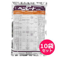 殺菌剤　ベンレート水和剤　500g×10袋セット　水稲・野菜・果樹などの幅広い作物に使用可　茎葉の病害・…