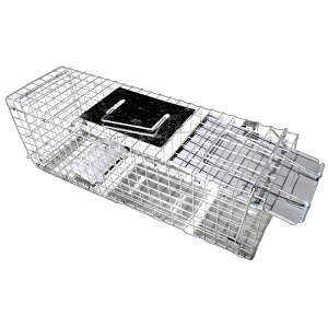 捕獲器スモールサイズ 踏板式 アニマルトラップ 折り畳み式 イタチ 子猫 当店にて組立後発送