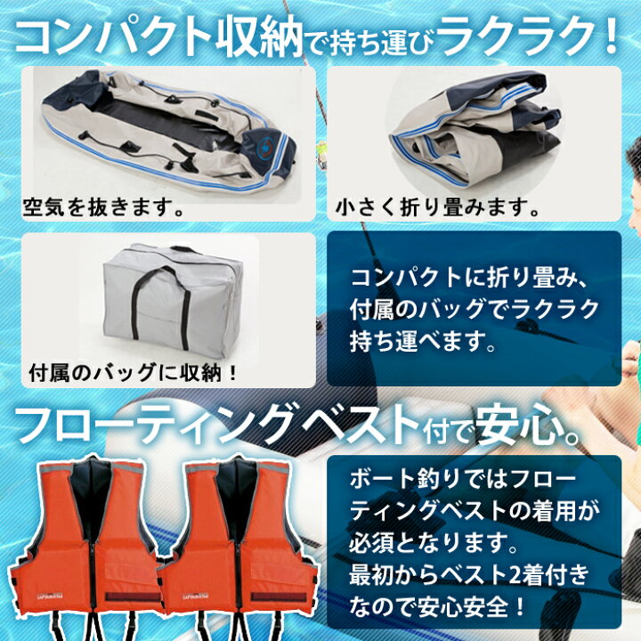 楽天市場】【LINE☆300円OFFクーポンあり】 ゴムボート 釣り ボート 