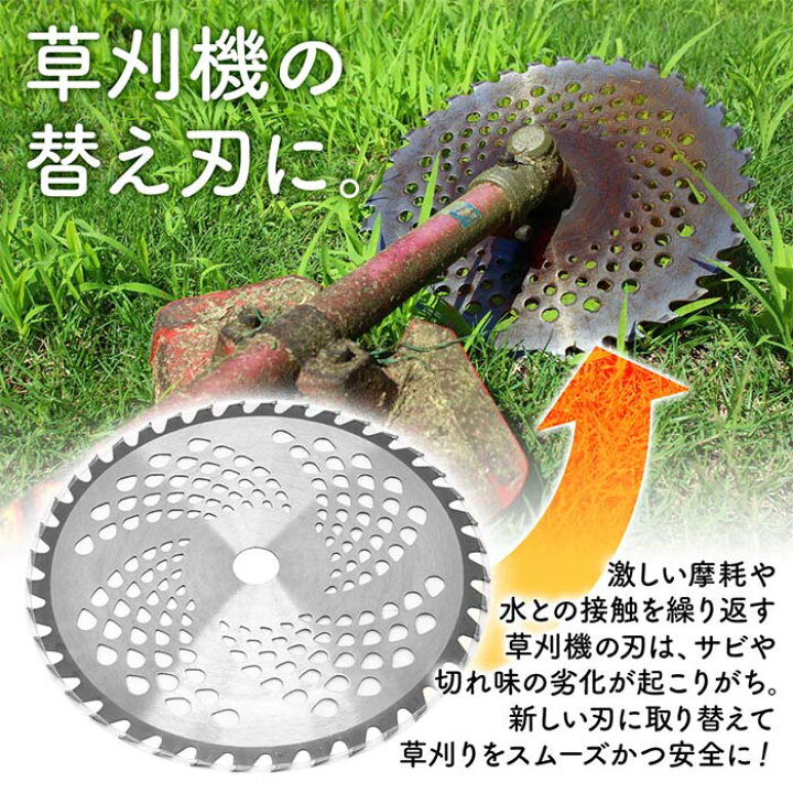 楽天市場】[10％OFF!!]4/1限定☆先着クーポン利用 草刈り機 刃 
