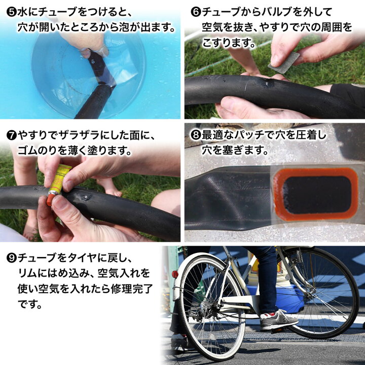 楽天市場 5 Offクーポン利用時1 501円 3 4 00 3 6 23 59 自転車 パンク修理キット ゲージ付き 圧力計付き ケース付き コンパクト 持ち運び サイクリング 自転車 修理 タイヤ 工具セット ツールセット メンテナンス 六角レンチ ドライバーセット 空気入れ
