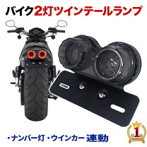 楽天市場】バイク 用 テールランプ led 2灯の通販