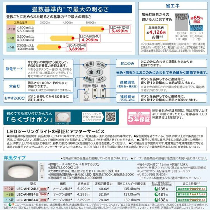 楽天市場】【2000円OFF☆先着順15日0時～】 日立 LEDシーリングライト 