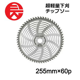 【当選確率1/2★最大で全額分ポイントが戻ってくる抽選★4/30まで】 セフティー3 超軽量下刈チップソー 255X60P 藤原産業 刈払機用 チップソー 山林仕様 タイプチップソー 園芸機器 園芸用品 替え刃 送料無料